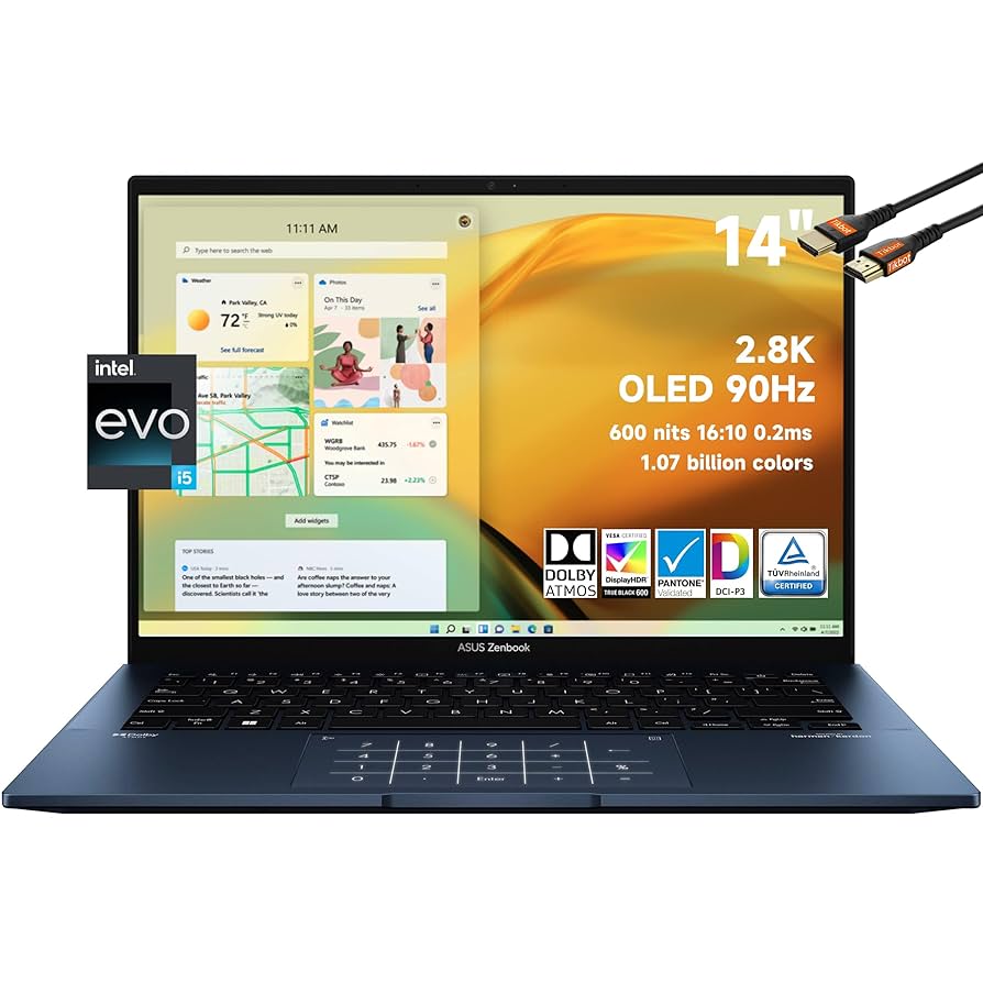 【タッチパネル 2022年製】ASUS Zenbook 12世代i5 16GB Amazon.com: 2022 Latest ASUS Zenbook 14